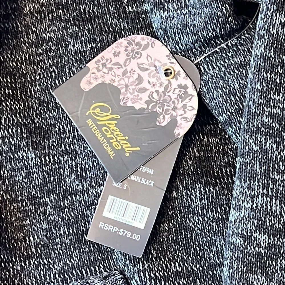 🔥JUNIOR’S MELANGE, FAUX SHERPA LINED HOODIE AND JOGGER SET SIZE SMALL